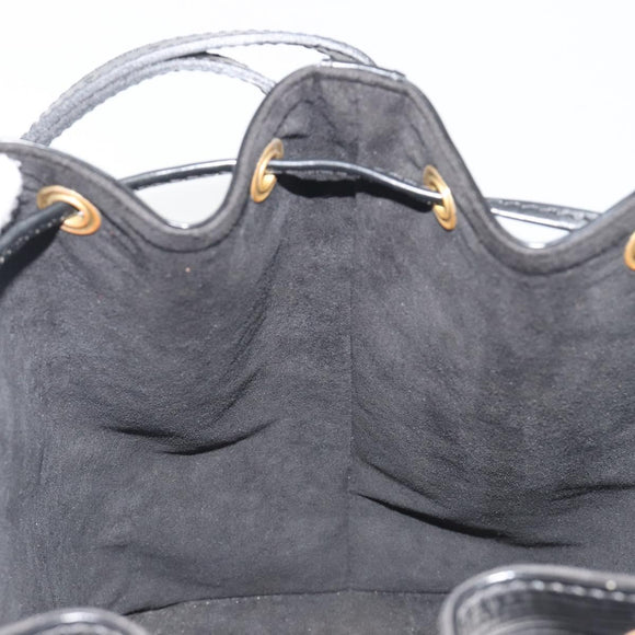 LOUIS VUITTON Epi Petit Noe Shoulder Bag Black M44102 LV Auth 194044V
