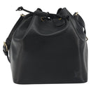 LOUIS VUITTON Epi Petit Noe Shoulder Bag Black M44102 LV Auth 194044V-2