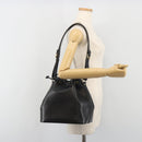 LOUIS VUITTON Epi Petit Noe Shoulder Bag Black M44102 LV Auth 194044V-21
