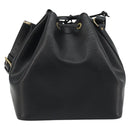 LOUIS VUITTON Epi Petit Noe Shoulder Bag Black M44102 LV Auth 194044V-3
