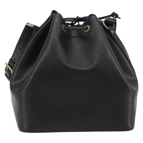 LOUIS VUITTON Epi Petit Noe Shoulder Bag Black M44102 LV Auth 194044V