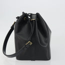 LOUIS VUITTON Epi Petit Noe Shoulder Bag Black M44102 LV Auth 194044V-4