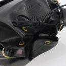 LOUIS VUITTON Epi Petit Noe Shoulder Bag Black M44102 LV Auth 194044V-6