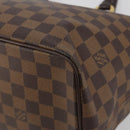 LOUIS VUITTON Damier Ebene Saleya MM Tote Bag N51182 LV Auth 194048V-10