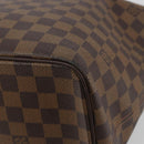 LOUIS VUITTON Damier Ebene Saleya MM Tote Bag N51182 LV Auth 194048V-12