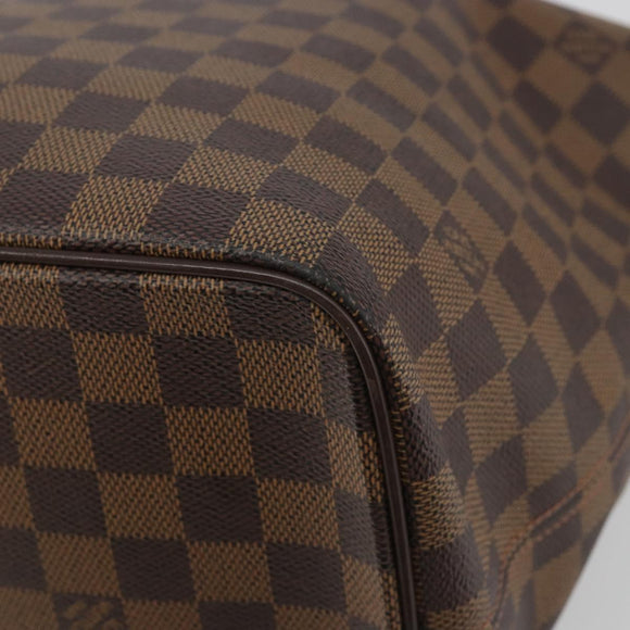 LOUIS VUITTON Damier Ebene Saleya MM Tote Bag N51182 LV Auth 194048V