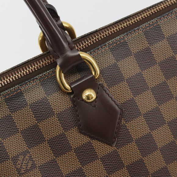 LOUIS VUITTON Damier Ebene Saleya MM Tote Bag N51182 LV Auth 194048V