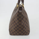LOUIS VUITTON Damier Ebene Saleya MM Tote Bag N51182 LV Auth 194048V-4