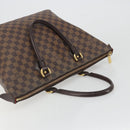 LOUIS VUITTON Damier Ebene Saleya MM Tote Bag N51182 LV Auth 194048V-6