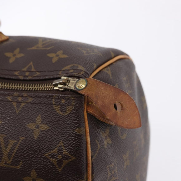LOUIS VUITTON Monogram Speedy 30 Hand Bag M41526 LV Auth 194049A