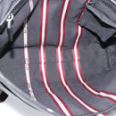 BALLY Shoulder Bag Leather Black Silver Auth 194051A-18