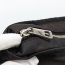 GUCCI Web Sherry Line Shoulder Bag Nylon Beige Silver 270410 Auth 194052-15