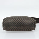 GUCCI Web Sherry Line Shoulder Bag Nylon Beige Silver 270410 Auth 194052-9
