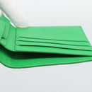 BOTTEGA VENETA MAXI INTRECCIATO Cassette Wallet Leather Green Auth 194056A-15