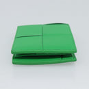 BOTTEGA VENETA MAXI INTRECCIATO Cassette Wallet Leather Green Auth 194056A-4