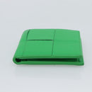 BOTTEGA VENETA MAXI INTRECCIATO Cassette Wallet Leather Green Auth 194056A-7