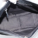 GUCCI GG Canvas Shoulder Bag Black Silver 113 012 Auth 194061-10