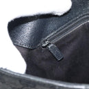 GUCCI GG Canvas Shoulder Bag Black Silver 113 012 Auth 194061-20
