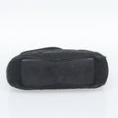 GUCCI GG Canvas Shoulder Bag Black Silver 113 012 Auth 194061-5