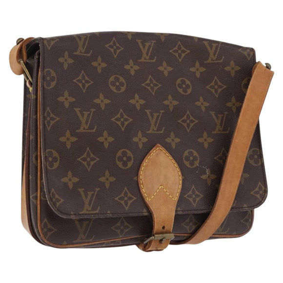 LOUIS VUITTON Monogram Cartouchiere GM Shoulder Bag M51252 LV Auth 194065