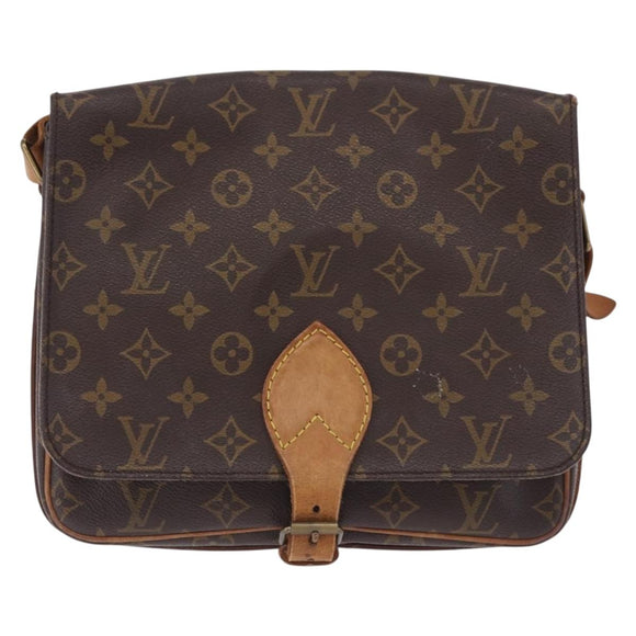 LOUIS VUITTON Monogram Cartouchiere GM Shoulder Bag M51252 LV Auth 194065
