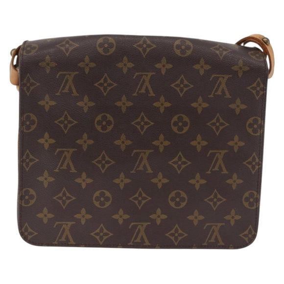 LOUIS VUITTON Monogram Cartouchiere GM Shoulder Bag M51252 LV Auth 194065