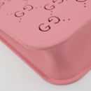 GUCCI GG CanvasChildren's Tote Bag Rubber Pink 679365 Auth 194066V-13