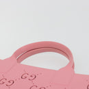 GUCCI GG CanvasChildren's Tote Bag Rubber Pink 679365 Auth 194066V-8