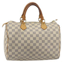 LOUIS VUITTON Damier Azur Speedy 30 Hand Bag N41533 LV Auth 194067-13