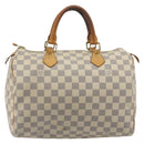 LOUIS VUITTON Damier Azur Speedy 30 Hand Bag N41533 LV Auth 194067-2