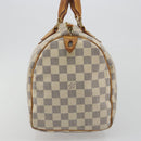 LOUIS VUITTON Damier Azur Speedy 30 Hand Bag N41533 LV Auth 194067-4