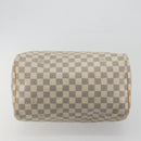 LOUIS VUITTON Damier Azur Speedy 30 Hand Bag N41533 LV Auth 194067-5