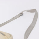 CHANEL Sports Line Shoulder Bag Nylon White Silver CC Auth 194071-8