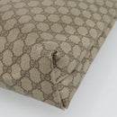 GUCCI GG Supreme Web Sherry Line Tote Bag PVC Beige 39 02 003 Auth 194073-12