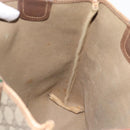 GUCCI GG Supreme Web Sherry Line Tote Bag PVC Beige 39 02 003 Auth 194073-16