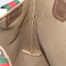 GUCCI GG Supreme Web Sherry Line Tote Bag PVC Beige 39 02 003 Auth 194073-17