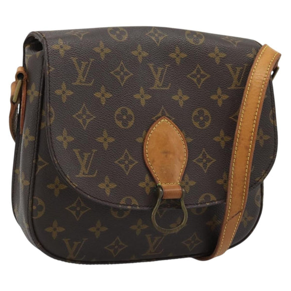 LOUIS VUITTON Monogram Saint Cloud GM Shoulder Bag M51242 LV Auth 194074
