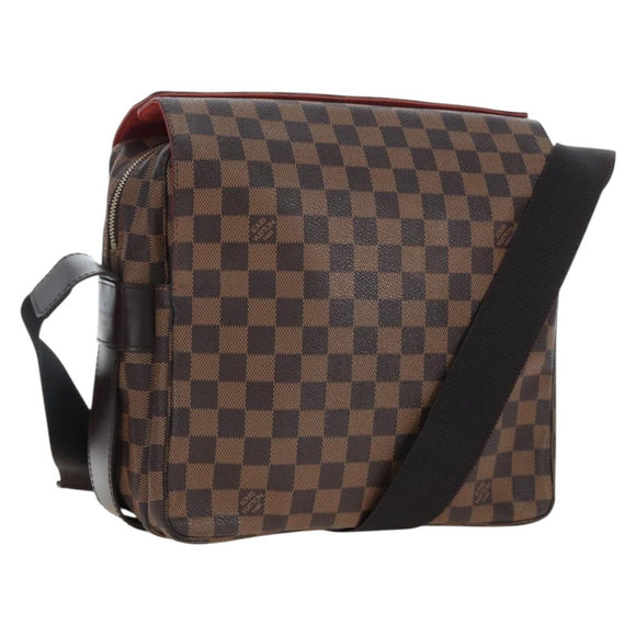 LOUIS VUITTON Damier Ebene Naviglio Shoulder Bag N45255 LV Auth 194075V