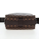 LOUIS VUITTON Damier Ebene Naviglio Shoulder Bag N45255 LV Auth 194075V-10