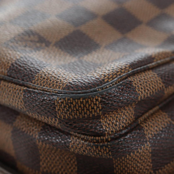 LOUIS VUITTON Damier Ebene Naviglio Shoulder Bag N45255 LV Auth 194075V