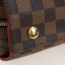 LOUIS VUITTON Damier Ebene Naviglio Shoulder Bag N45255 LV Auth 194075V-18