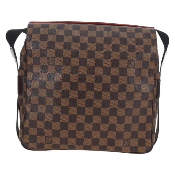 LOUIS VUITTON Damier Ebene Naviglio Shoulder Bag N45255 LV Auth 194075V