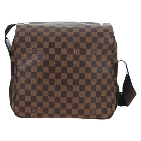 LOUIS VUITTON Damier Ebene Naviglio Shoulder Bag N45255 LV Auth 194075V