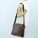 LOUIS VUITTON Damier Ebene Naviglio Shoulder Bag N45255 LV Auth 194075V-32