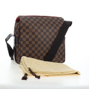LOUIS VUITTON Damier Ebene Naviglio Shoulder Bag N45255 LV Auth 194075V-33