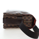 LOUIS VUITTON Damier Ebene Naviglio Shoulder Bag N45255 LV Auth 194075V-5
