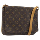 LOUIS VUITTON Monogram Musette Tango Shoulder Bag M51257 LV Auth 194076A-1