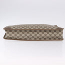 GUCCI GG Supreme Business Bag PVC Beige Gold Auth 194077-5