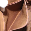 Burberrys Nova Check Shoulder Bag Canvas Beige Brown Auth 194078A-20
