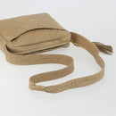 CHANEL COCO Mark Matelasse Shoulder Bag Lamb Skin Beige Gold Tone CC Auth 194085-7